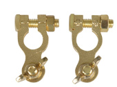 Talamex Copper Plated Battery Terminals With Wing Nut