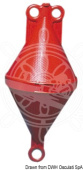 Osculati 33.171.10AR - Two-Cone Buoy Orange 22 x 49 cm