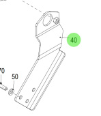 Steyr 2181045-0 - Oil Separator Bracket for SE266S36 and SE236S36 Engines