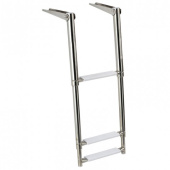 Stainless Steel Telescopic Ladder 3 Steps Width 310 mm