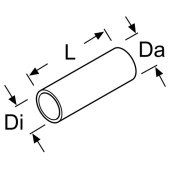 Webasto 1321602C - THERMAL FLEX PIPE AL_GL FIB D45 10m (Previous: 1311898B)