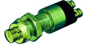 Allpa Chromed Brass Push Button Switch, 30a, Bore Ø14mm