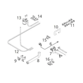 Webasto 9035160A - Thermo Pro 120/150 24v Installation Kit