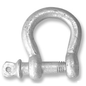 Trem M1306011 - Galvanized Steel D Bow Shackle