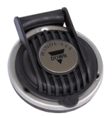Allpa Stainless Steel Foot Switch 'Up' & 'Down', Black