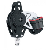 Harken HK2628 Carbo Ratchamatic Block 57 mm Simple with Cam and Becket for Rope 10 mm