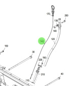 Steyr 708241 - Oil Dipstick Assembly for Steyr SE Series Engines