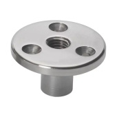Barton 60365 – Flush Deck Plate Ø50mm with M12 Thread & Blanking Plug, SWL 2500kg
