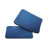Silwy U000-QU-B-2 - Metal nano gel pads square, blue, set of 2