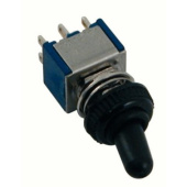 Euromarine Waterproof Two-Pole Toggle Switch 10A 12V On-Off-On - 7mm