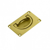Foresti & Suardi Lift Rings in Various Sizes 80x49 mm Brass