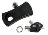Allpa Lock With Key, Spare Key For Plastic Hatch, Black