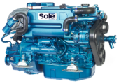 Solé Marine Engine SM-82 With Gearbox Tm93, R=2.77:1