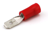 Spade Connector - Red, 4.8 x 0.5 mm, 100 pcs
