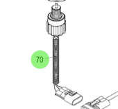 Steyr 701667 - Water-in-Fuel Sensor for Steyr SE Series Engines