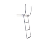 Båtsystem BKTH73 - Stainless Steel Ladder, Folding with Handles, 3 Steps