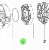 Flojet 20407820 - VersiJet Pump Valves Viton