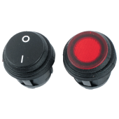 Philippi 520130210 - WIP 25 RD 12 V Rocker Switch Red