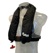 Allpa Automatic Life Jacket Model 'Antares 150N', >40kg, Black (CE ISO 12402-3 150N)