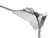 Allpa Stainless Steel Anchor Bow Roller, L=540mm B=90 H=252mm (Fixed Model With Movable Roller, Up To 25kg)