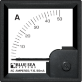 Blue Sea 1058 - DIN Ammeter AC 0–50A+Coil