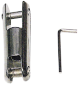 Allpa Stainless Steel Anchor Chain Link, A=78mm, B=15mm, C=9mm, D=37mm, E=25mm (Fixed Model, Up To 850kg)