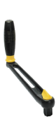 Allpa Aluminum Winch Handle, L=200mm, Weight 0,40kg, Lock-In, Single Grip
