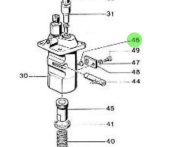 Nanni Diesel 970492168 - Injection Pump Collar Pin for HE Series Engines