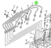 Nanni Diesel 970310472 - Injection Pipe 5 for 5.250TDI Engines