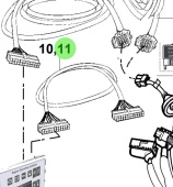 Bukh 00112-5S200 - Twin E.O.I Wiring Harness Cluster 7 m for R210J and S270J Engines
