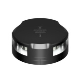 Lopolight 201-030-FB-B - Combined Masthead 225° Stern 135° Anchor 360° Light 2 NM Black Aluminum Flat Base