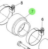 Nanni Diesel 970301611 - Air Filter Hose for Intake Manifold