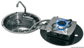 Osculati 50.102.01 - Hinged Cooktop 1 Burner Round Version