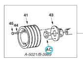 Northern Lights 90105-16951-71 - Retaining Bolt - Optional Pulley