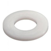 Euromarine White Nylon Large Flat Washers Ø5–8 mm