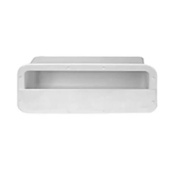 Nuova Rade 45344 - Utility Storage Case, 1/2 Open, White, 170x420mm