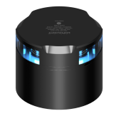 Lopolight 201-022S-B-CD - Navigation Light 4NM 360° Blue/Strobe, Black W/Conn & Alu-Base CD