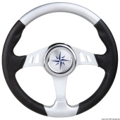 Osculati 45.158.41 - Steering Wheel Black/Silver 350 mm