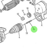 Nanni Diesel 970517319 - Starter Motor Spring for 4.110 Starter Assembly