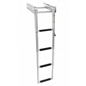 Stainless Steel Telescopic Ladder 4 Steps 