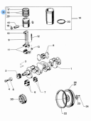 Vetus STM3494 - Set Piston Rings P4.21