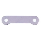 SeaSure 25.14 Webbing Plate, 43 mm Hole Centres, for Straps up to 50 mm, 316 Stainless Steel, 20 pcs