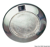 Osculati 13.463.00 - Stainless Steel Round Built-In Spotlight 12 V 15 W