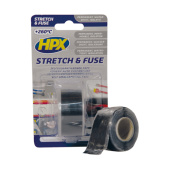 HPX SZ2503 - Stretch And Fuse Rescue Tape - 25mm x 3m, Black