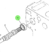 Nanni Diesel 970302105 - Injection Pump Camshaft Case Bearing for HE and TDI Engines