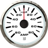 Uflex 22459CK - Ultra White SS Ammeter ± 80 A With Shunt