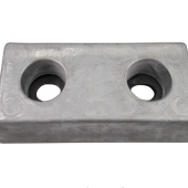 Tecnoseal 00262-2MG - Magnesium Hull Anode 200x100x50 With Slotted Holes