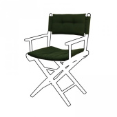 Deluxe Cushions for Teak Folding Director's Chair I