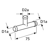 Webasto 1319289A - Connecting Tube D1a15/D2a15/D3a15 Brass (Previous: 138207)