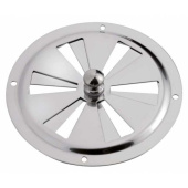 Ventilation Grille Stainless Steel Round Lockable With Mosquito Net Ø 125 mm